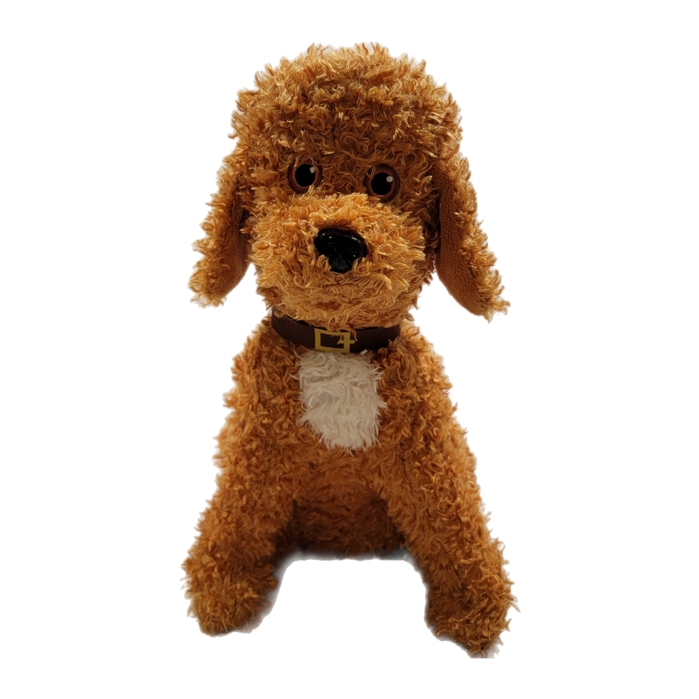 FANCY NANCY FRENCHY Puppy Dog plush 11" Barks Orange Brown Disney Junior Stuffed